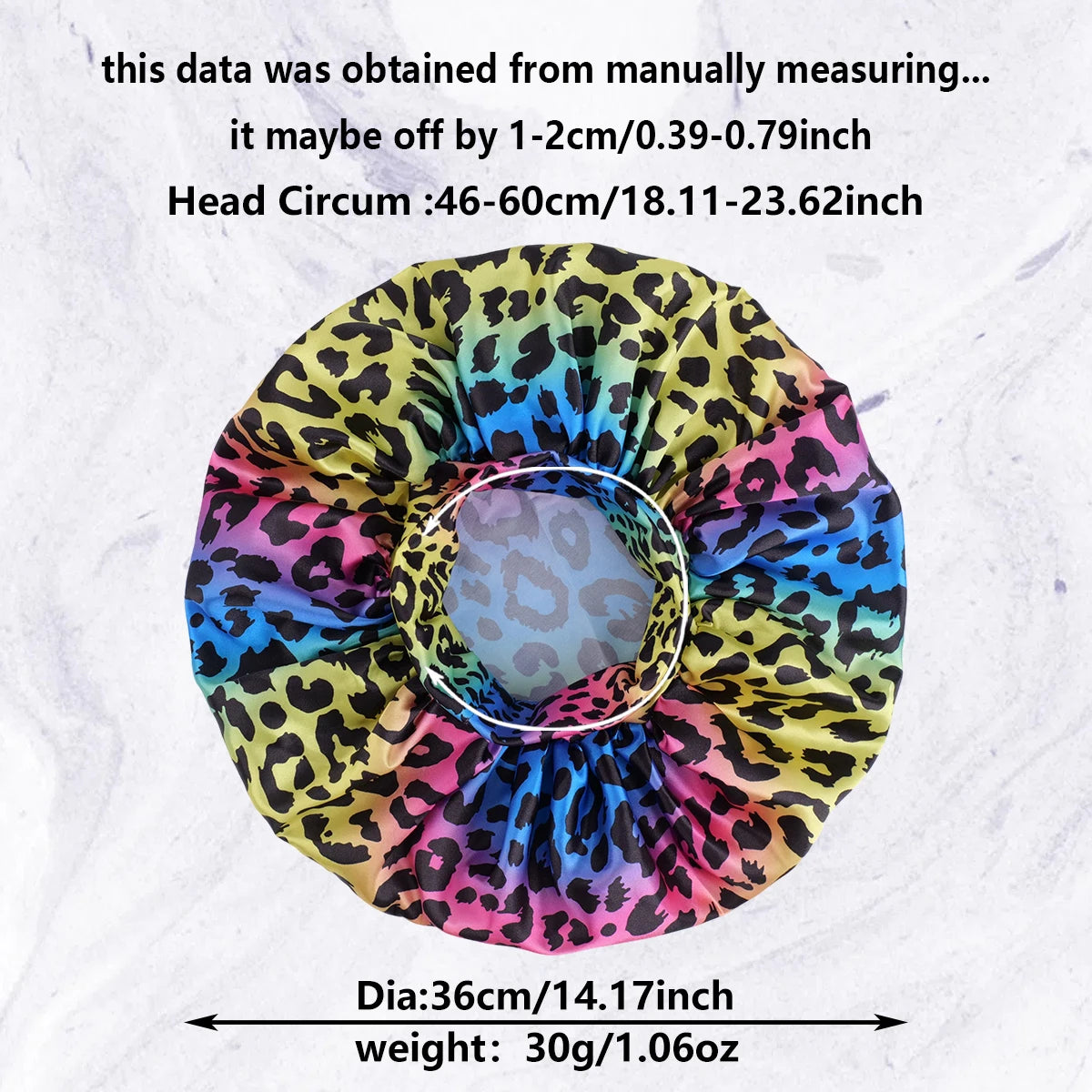 Multi-Colored Satin Bonnet