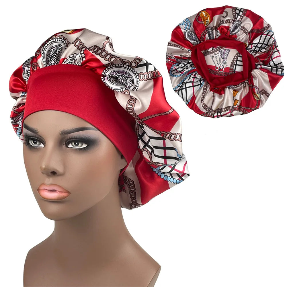 Textured Simple Satin Bonnet