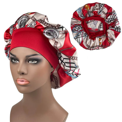 Textured Simple Satin Bonnet