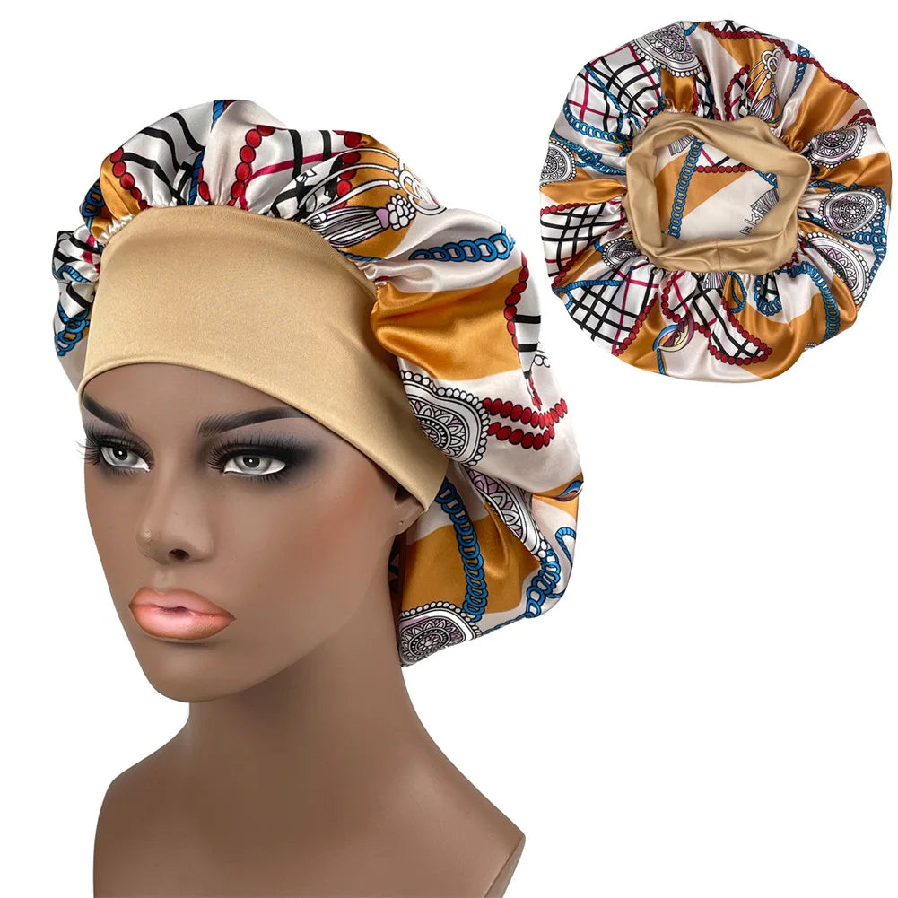Textured Simple Satin Bonnet
