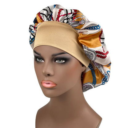 Textured Simple Satin Bonnet
