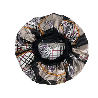 Textured Simple Satin Bonnet
