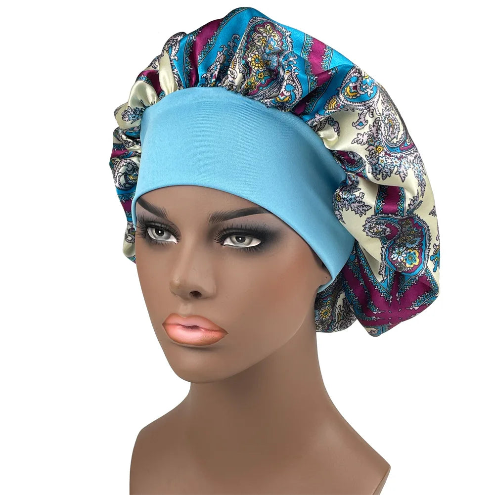 Textured Simple Satin Bonnet