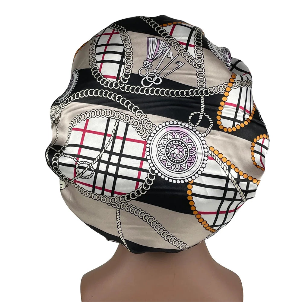 Textured Simple Satin Bonnet