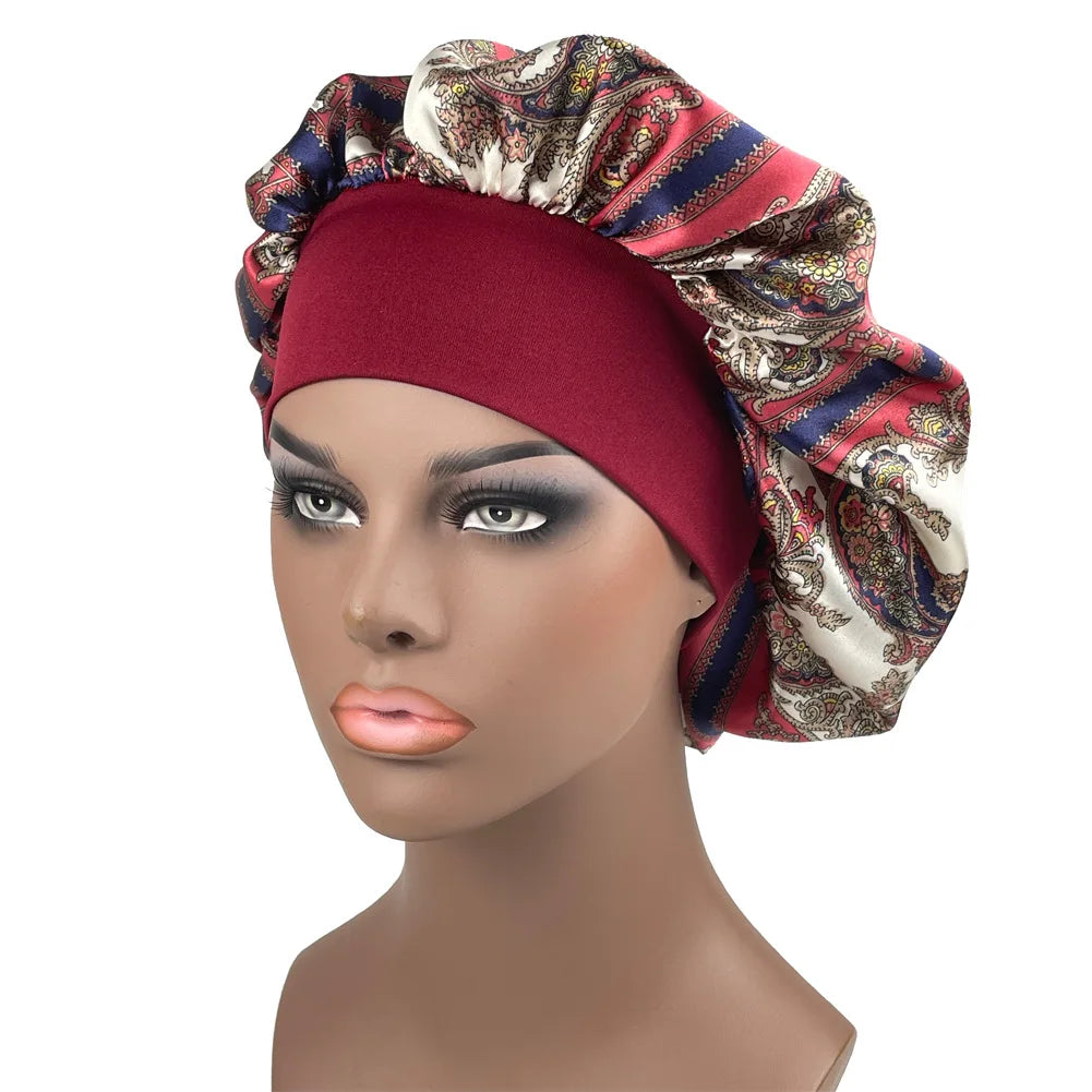 Textured Simple Satin Bonnet
