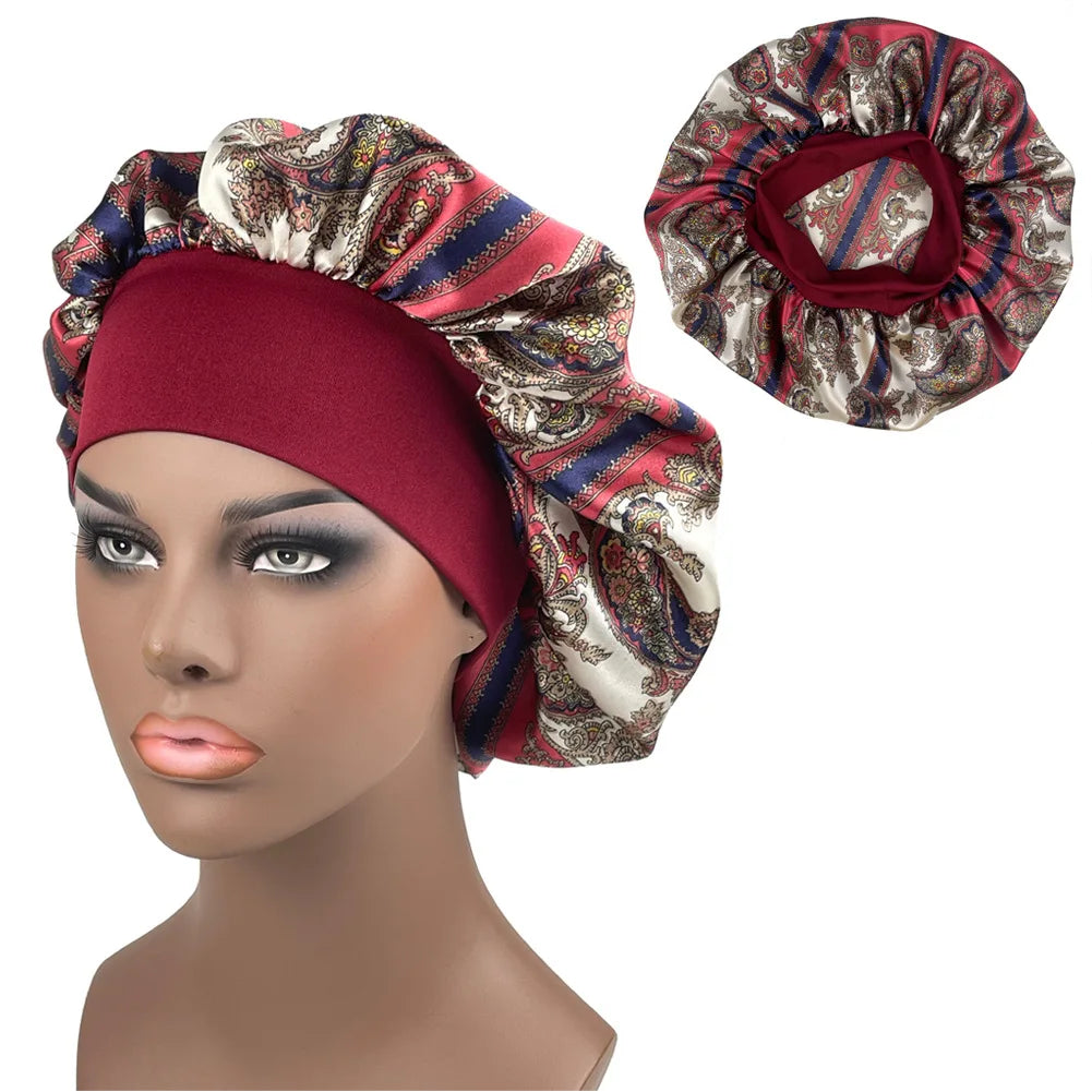 Textured Simple Satin Bonnet