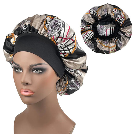Textured Simple Satin Bonnet