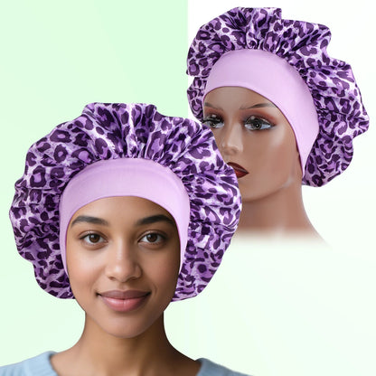 Leopard Print Bonnet