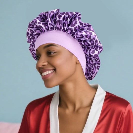 Leopard Print Bonnet