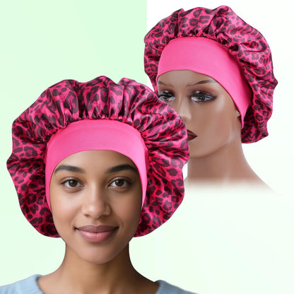 Leopard Print Bonnet