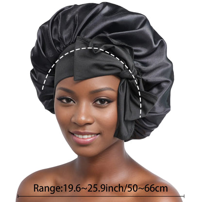 Large Bow Satin Cap