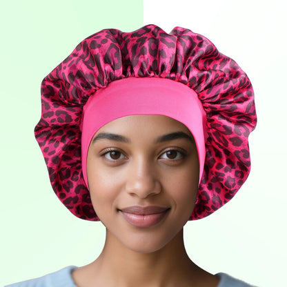 Leopard Print Bonnet