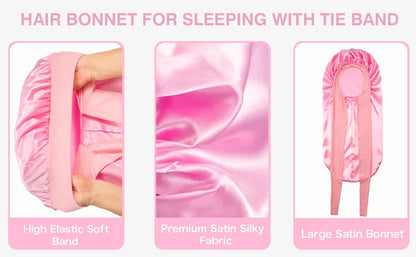 Long Silk Bow Bonnet