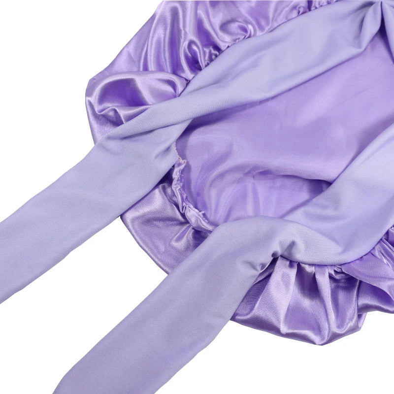 Small Bow Satin Cap