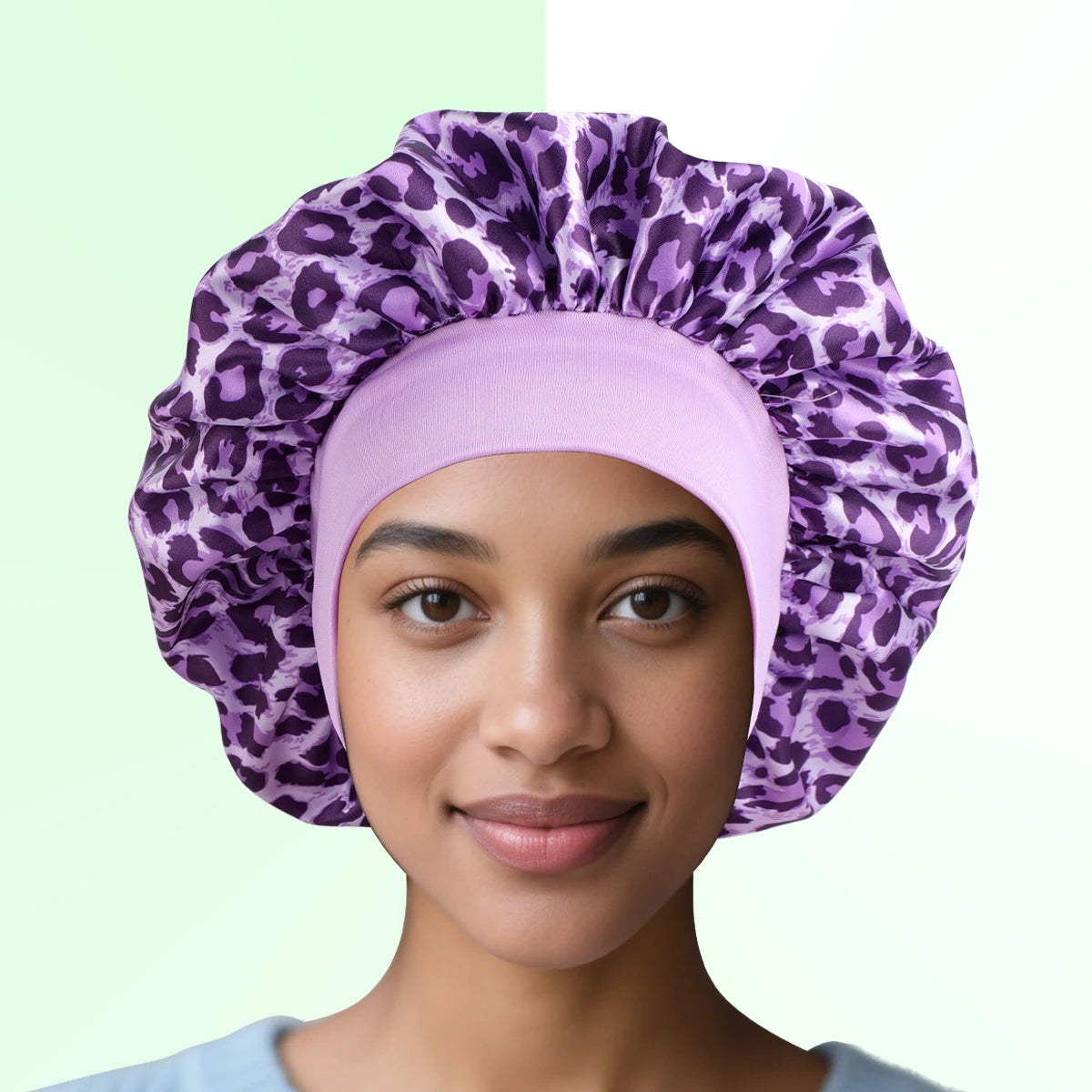 Leopard Print Bonnet